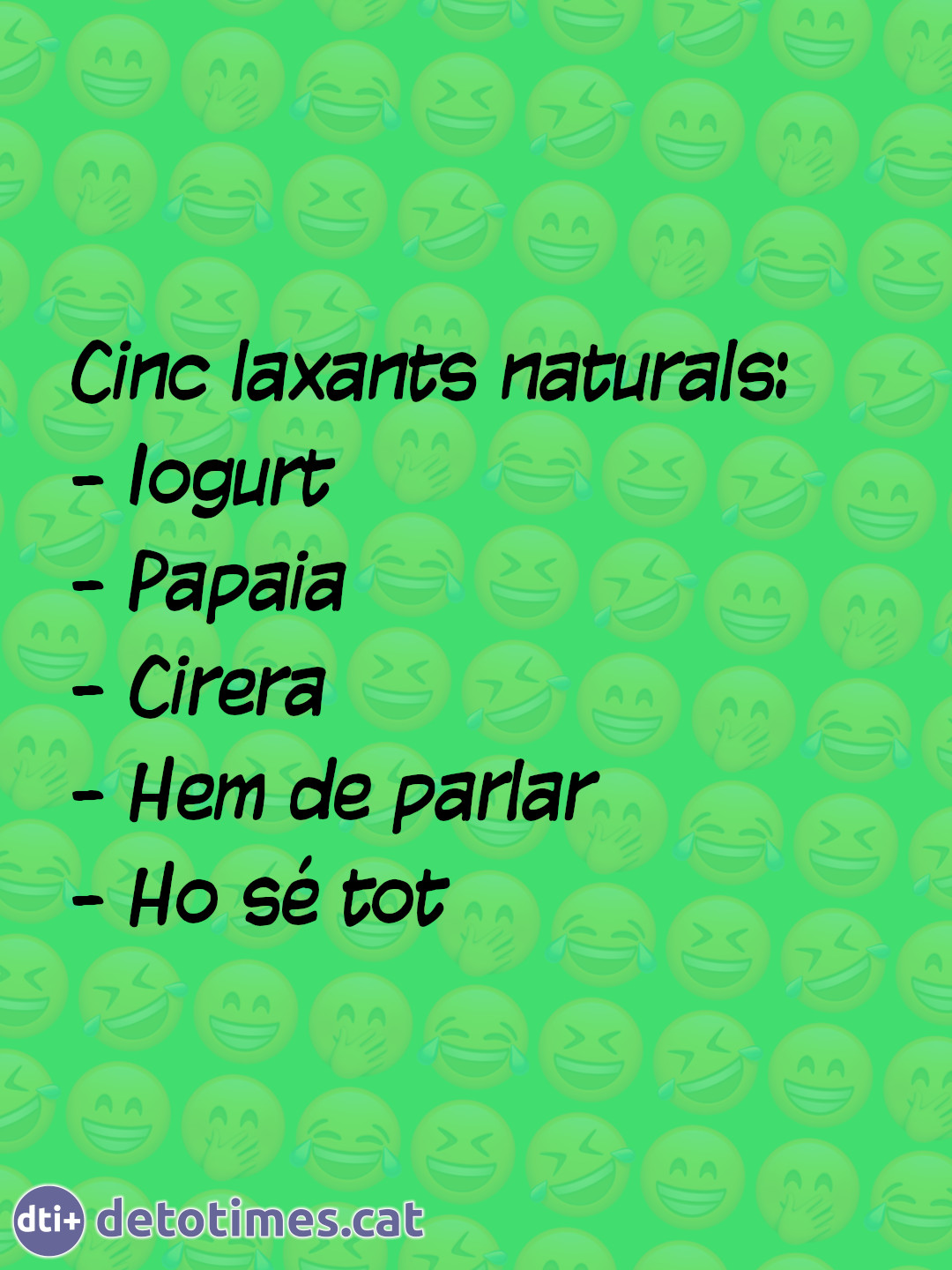 Cinc laxants naturals