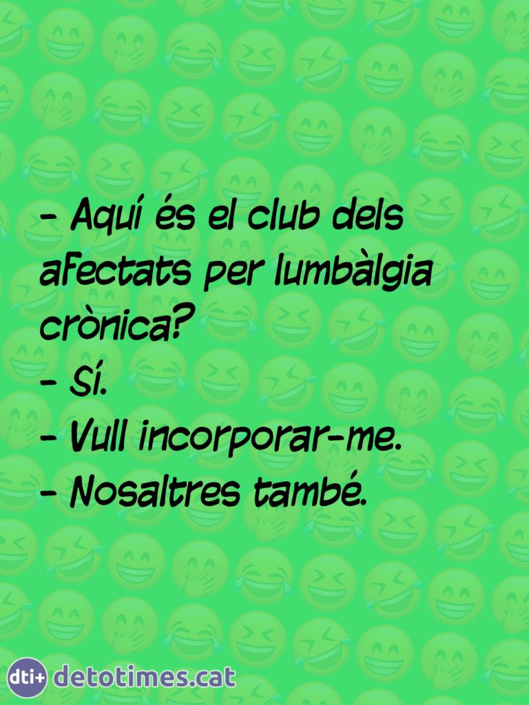 Club dels afectats per lumbàlgia