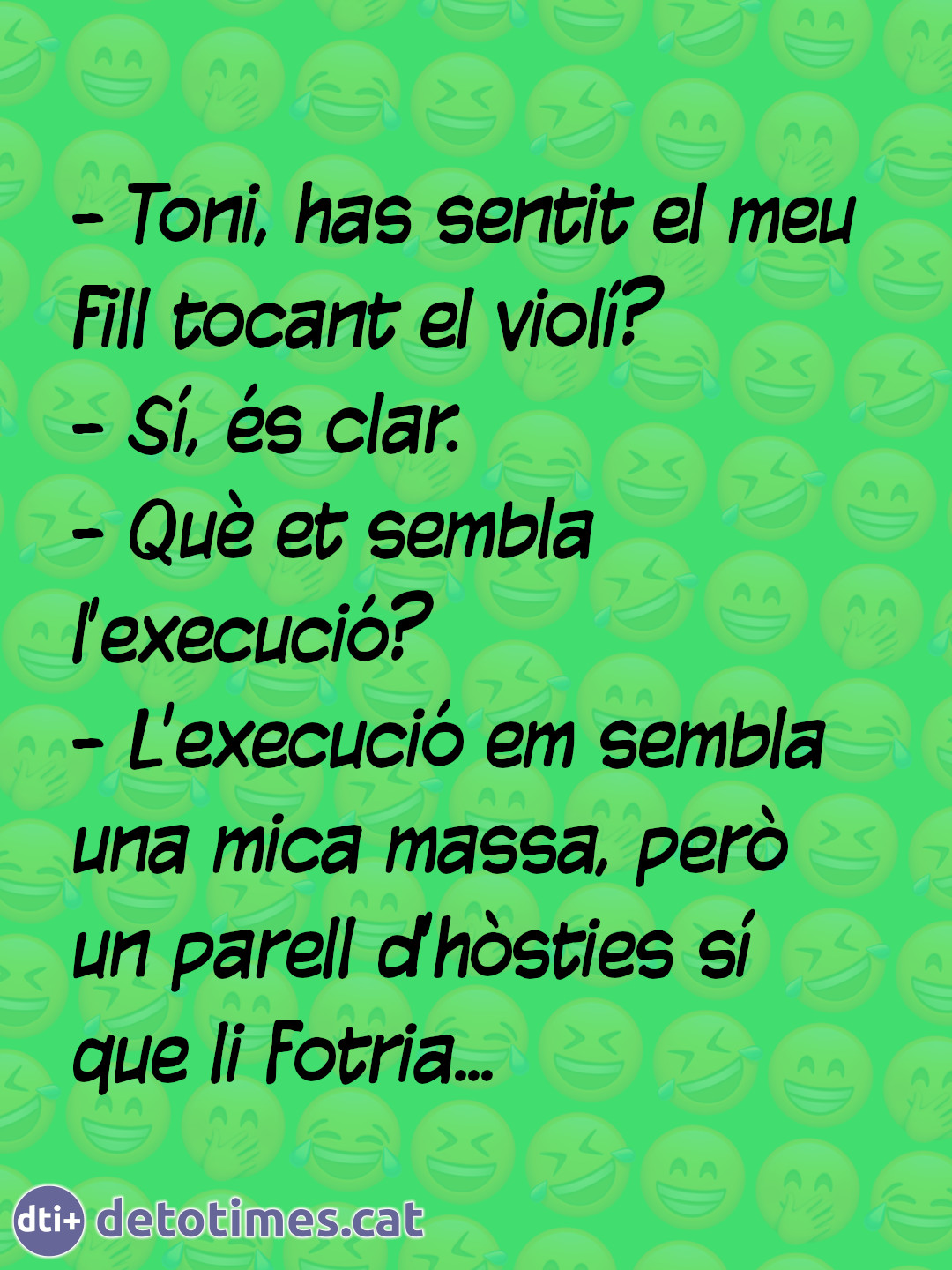 Veí tocant el violí