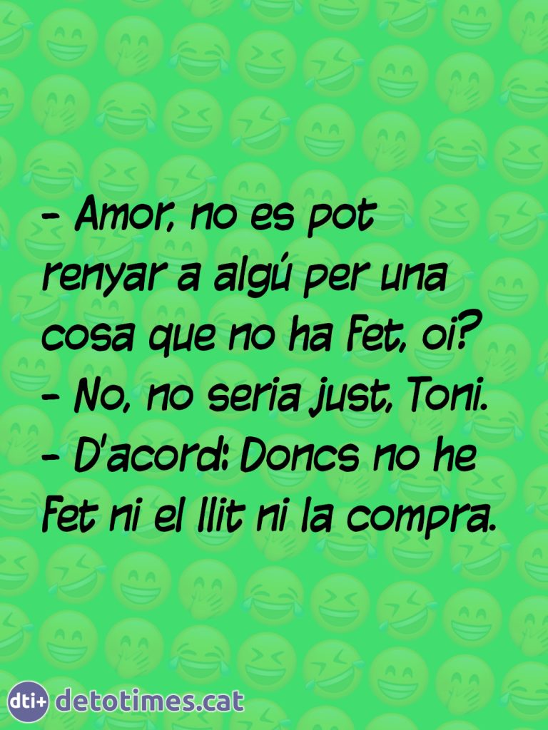 No es pot renyar per una cosa que no ha fet