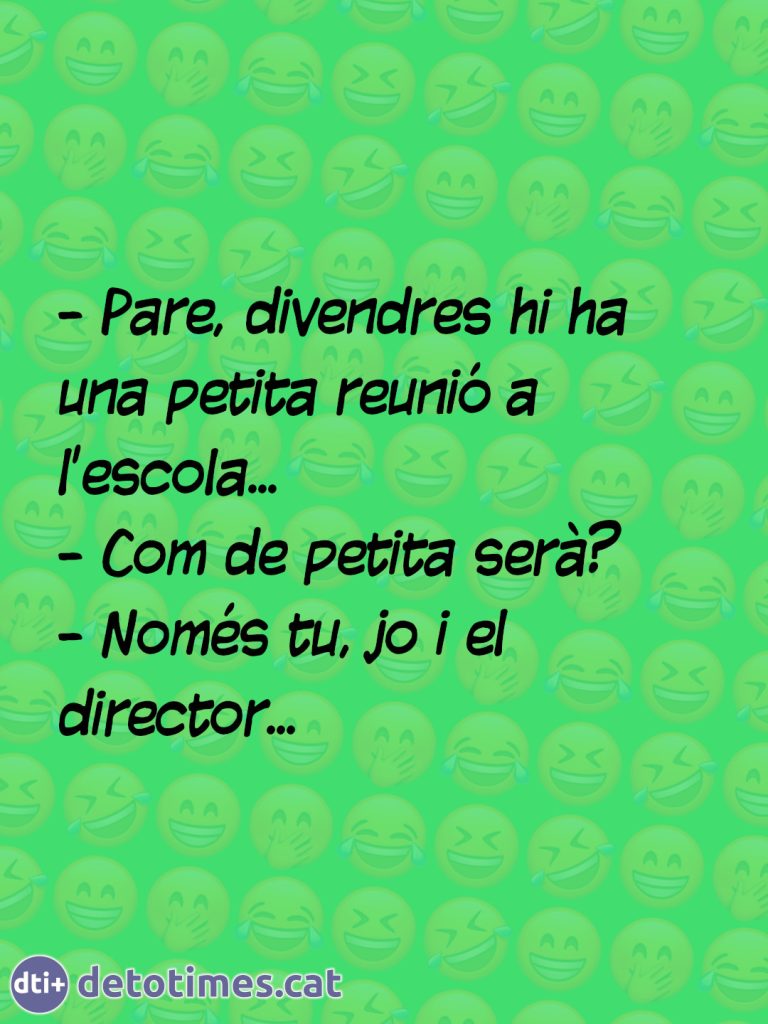 Petita reunió a l'escola
