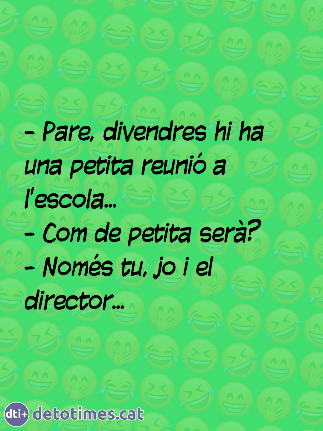 Petita reunió a l'escola