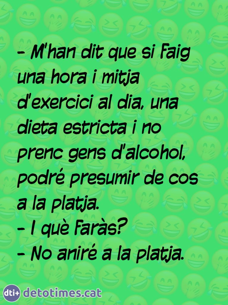 Presumir a la platja