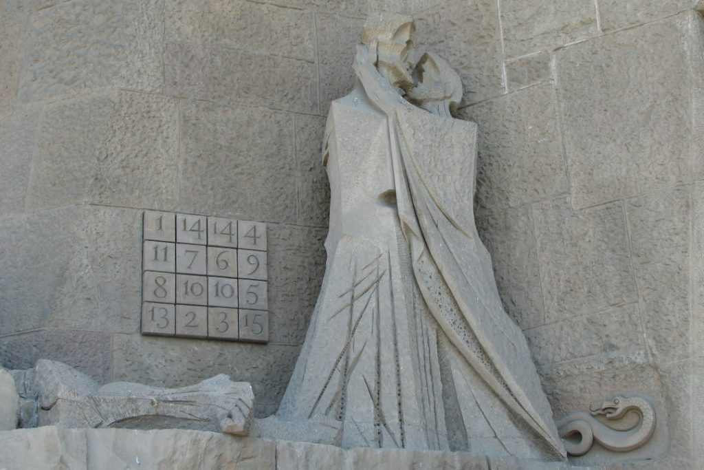 Quadrat màgic a la Sagrada Família